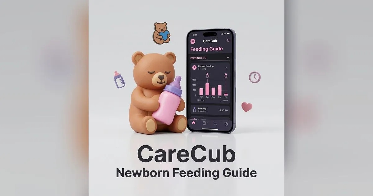 Newborn feeding schedule by age chart - feeds per day and amounts