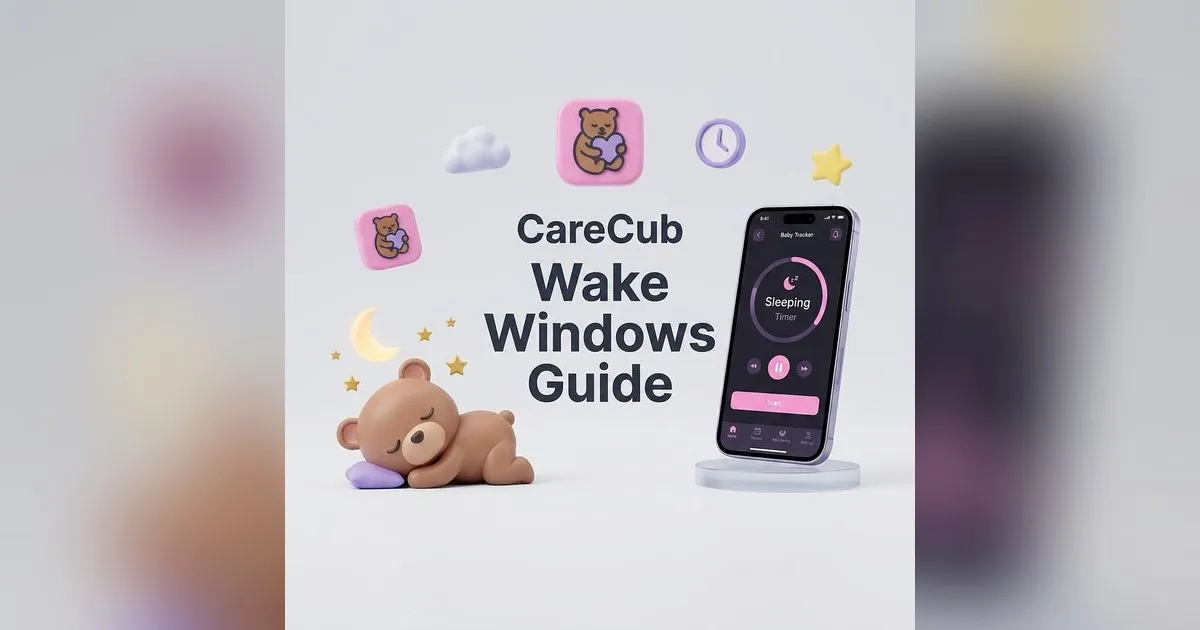 Baby wake windows by age chart with naps and total sleep